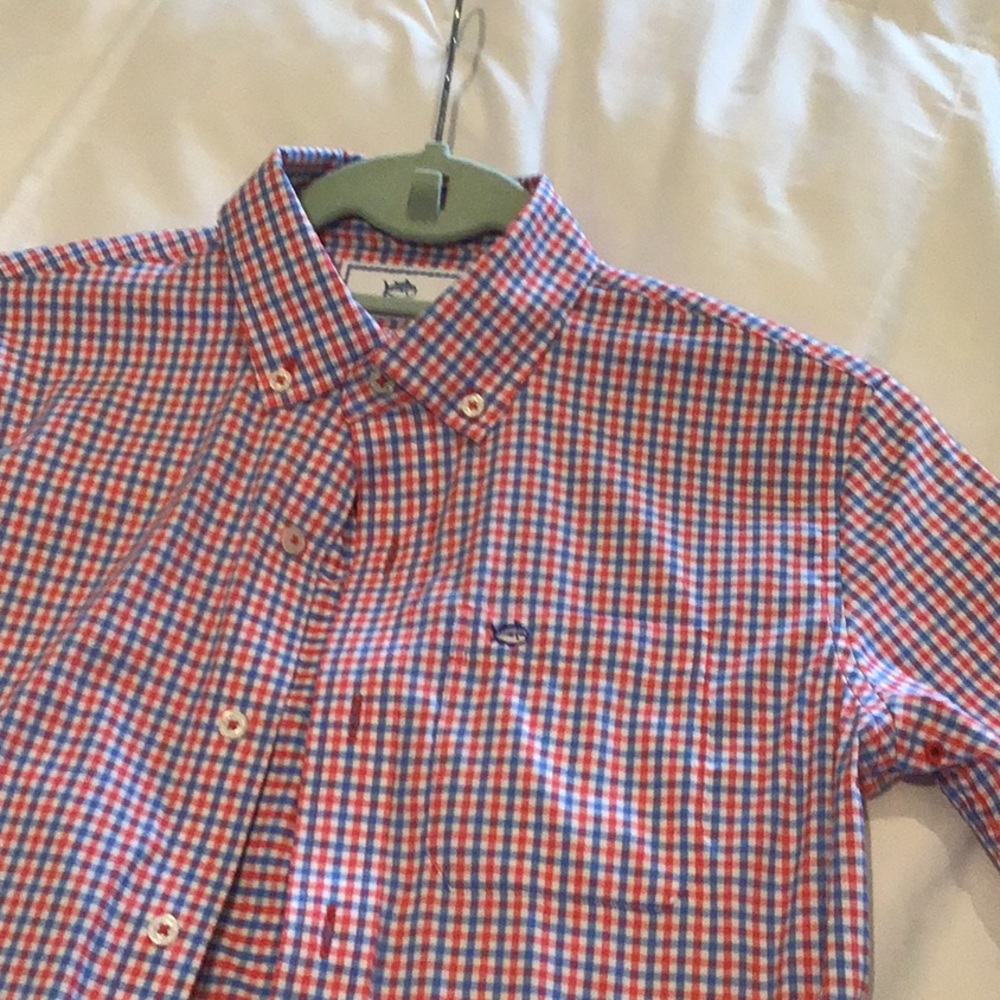 Boys Southern Tide button down long sleeve